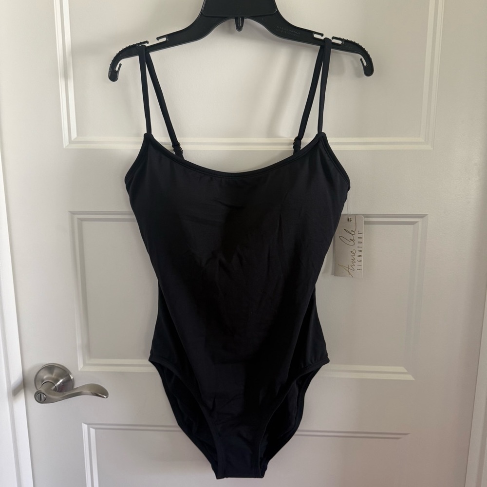 Anne Cole Black Women's One Piece Swimsuit